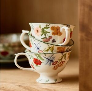 Anthropologie Eden Stoneware Tea Cups - Sold Individually